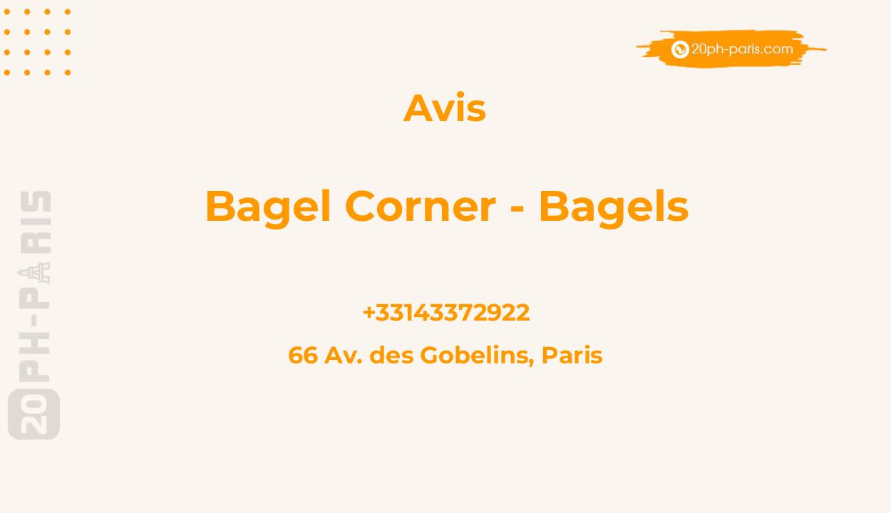 Bagel Corner - Bagels - Donuts - Café