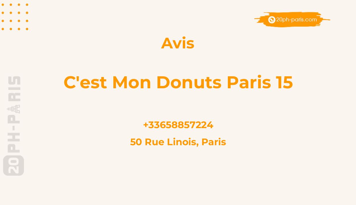 C'est Mon Donuts Paris 15