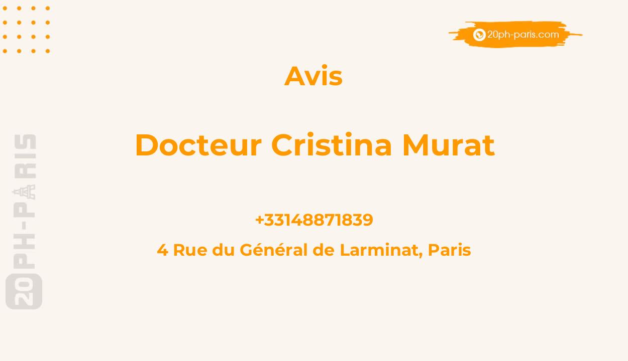 Docteur Cristina Murat