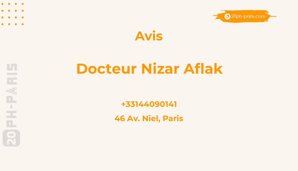 Docteur Nizar Aflak