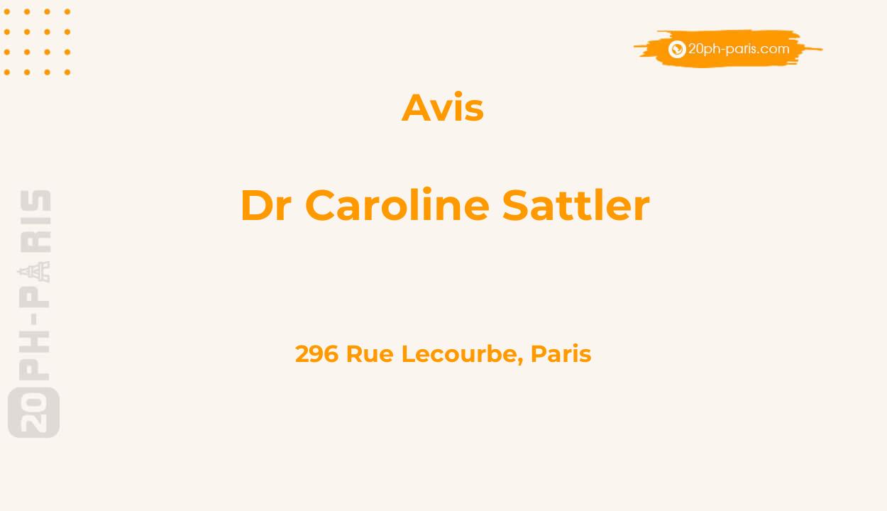 Dr Caroline SATTLER