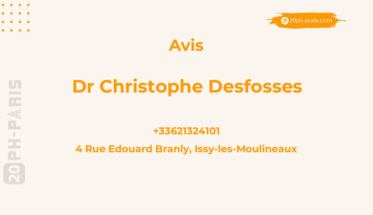Dr Christophe Desfosses