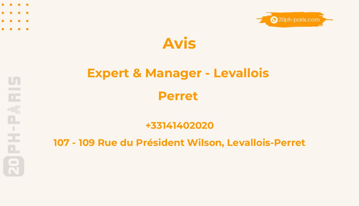 Expert & Manager - Levallois Perret