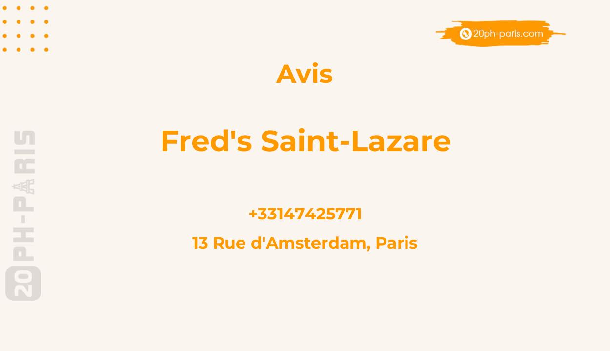 Fred's Saint-Lazare