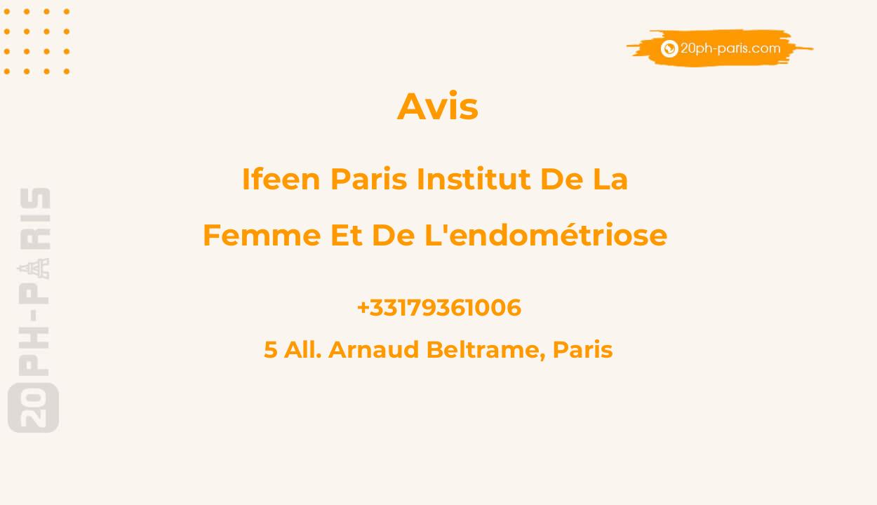 IFEEN Paris Institut de la femme et de l'endométriose
