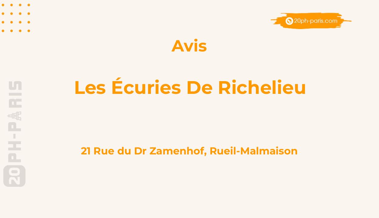 Les Écuries de Richelieu