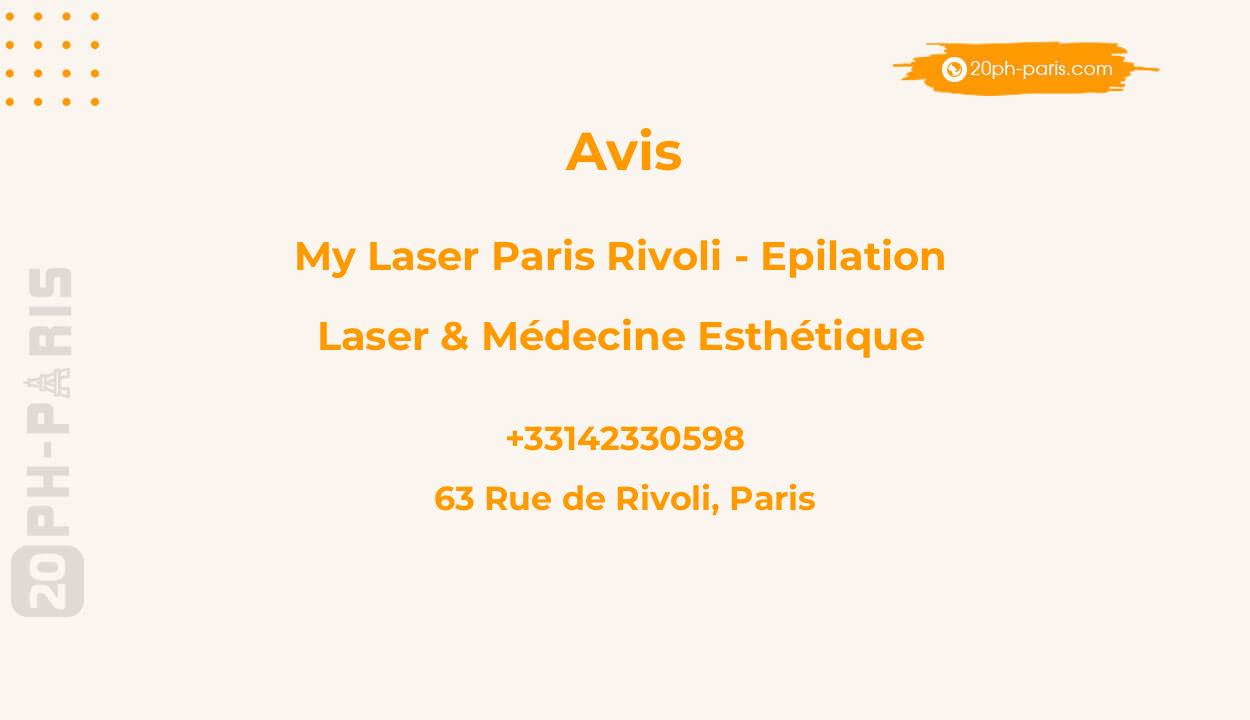 My Laser Paris Rivoli - Epilation laser & Médecine esthétique