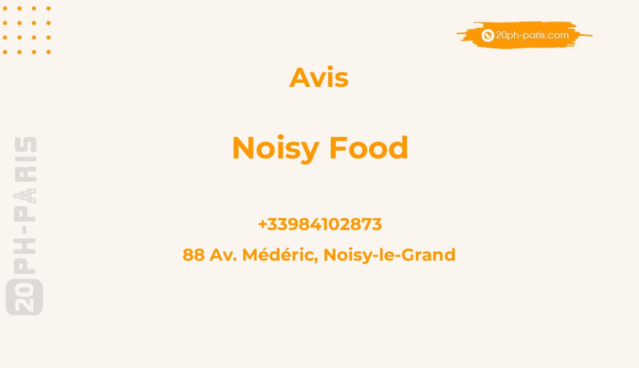 Noisy Food