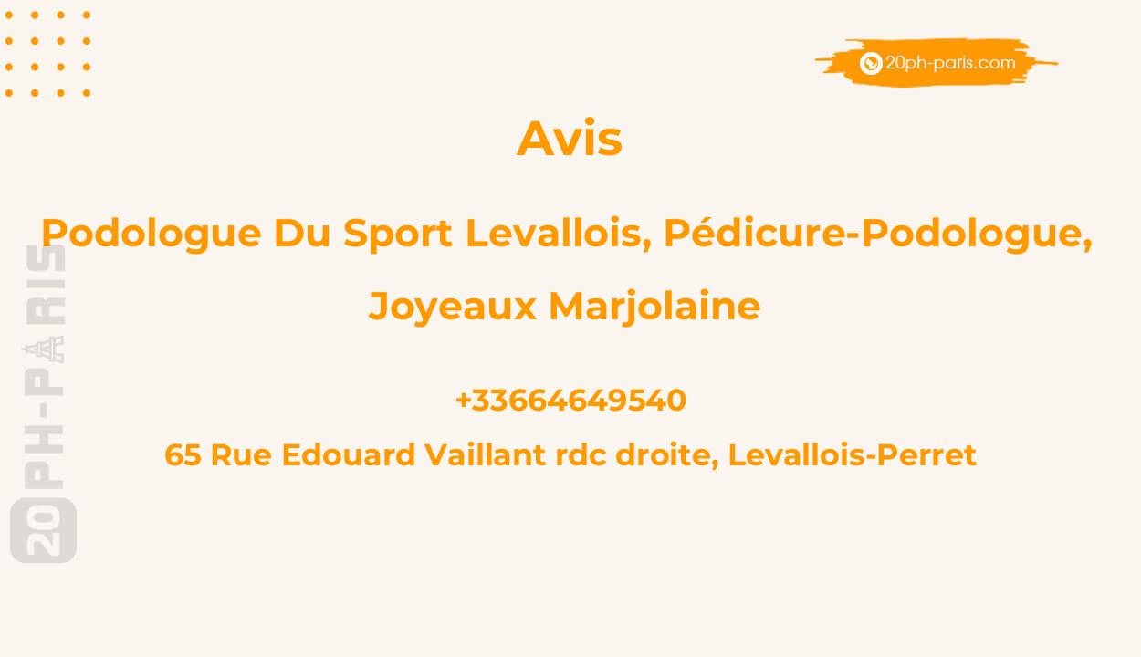 Podologue du sport Levallois, pédicure-podologue, Joyeaux Marjolaine