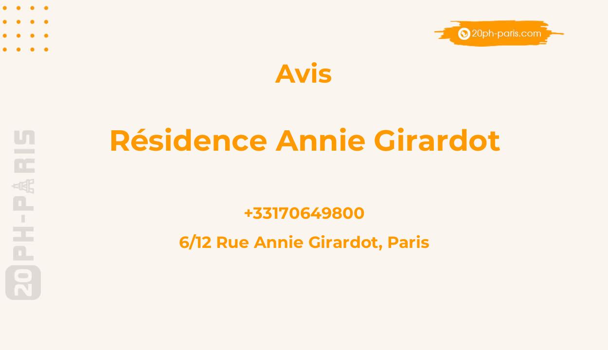 Résidence Annie Girardot