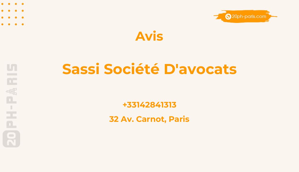 Sassi Société d'Avocats