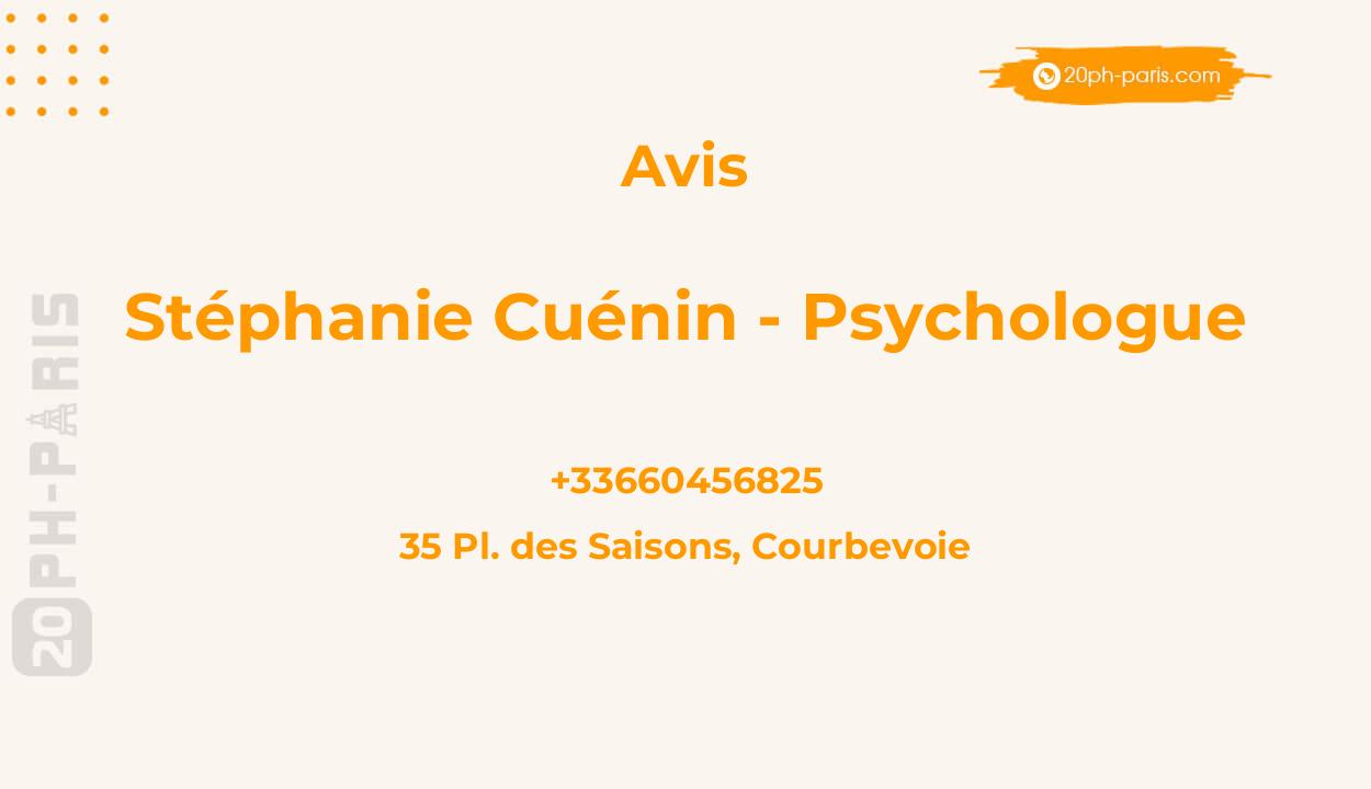 Stéphanie Cuénin - Psychologue