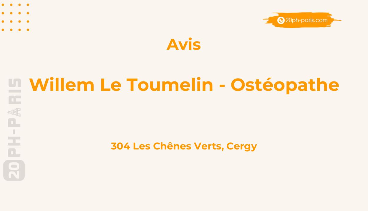 Avis sur Willem Le Toumelin - Ostéopathe, 304 Les Chênes Verts, Cergy